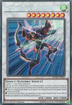 Kampfwespe - Hama der Eroberungsbogen BLHR-038 Secret Rare Excellent Deutsch 1. Auflage