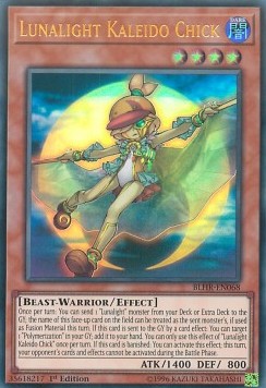 Lunalight Kaleido Chick BLHR-EN068 Ultra Rare Excellent Englisch 1. Auflage