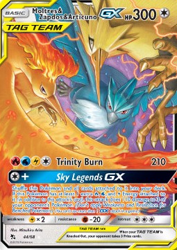 Lavados & Zapdos & Arktos GX HIF-44 Ultra Rare Near Mint Deutsch