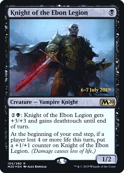 Ritter der Ebenholzlegion (V.2) XM20-105 Rare Excellent Deutsch Foil