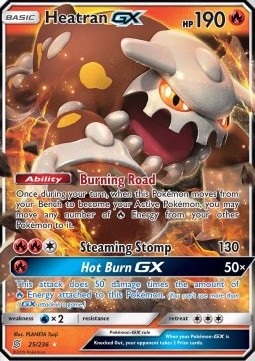 Heatran GX UNM-25 Ultra Rare Poor Deutsch