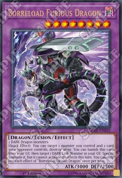 Borreload Furious Dragon SDRR-EN042 Ultra Rare Excellent Englisch 1. Auflage
