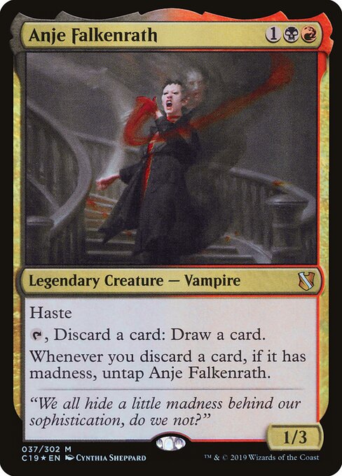 Anje Falkenrath C19-37 Mythic Near Mint Englisch Foil