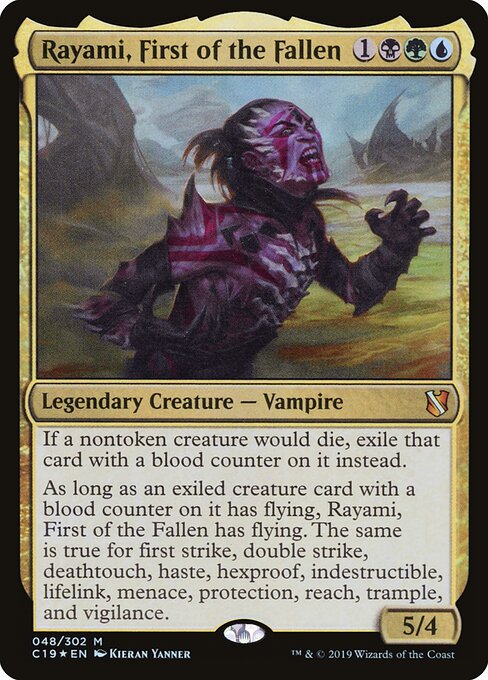 Rayami, First of the Fallen C19-48 Mythic Excellent Englisch Foil