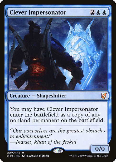 Clever Impersonator C19-82 Mythic Excellent Englisch