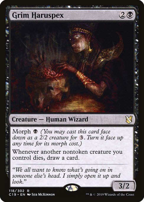 Grim Haruspex C19-118 Rare Good Englisch