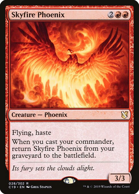 Skyfire Phoenix C19-28 Rare Near Mint Englisch