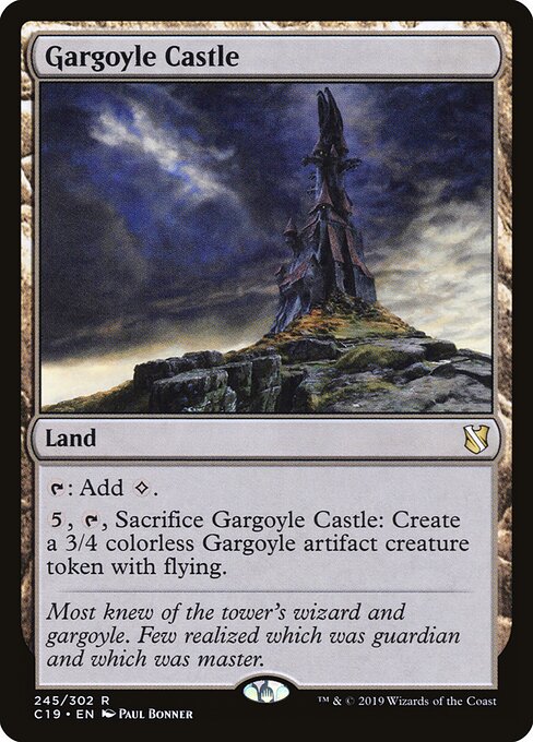 Gargoyle Castle C19-245 Rare Excellent Englisch