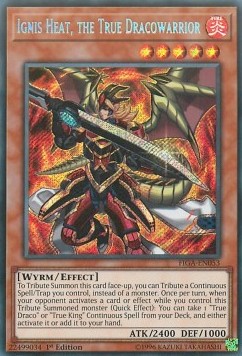 Zünder Hitze, der wahre Drachokrieger FIGA-053 Secret Rare Excellent Deutsch 1. Auflage
