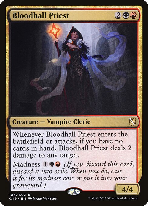 Bloodhall Priest C19-188 Rare Near Mint Englisch
