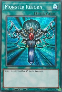 Monster Reborn TN19-011 Secret Rare Excellent Englisch
