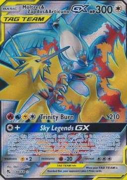 Lavados & Zapdos & Arktos GX HIF-66 Ultra Rare Near Mint Deutsch