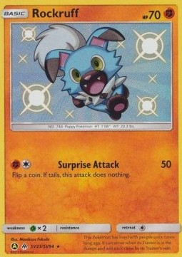 Rockruff HIF-SV23 Holo Rare Near Mint Englisch