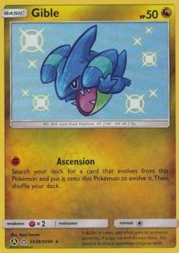 Gible HIF-SV38 Holo Rare Near Mint Englisch