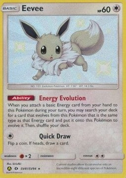 Eevee HIF-SV41 Holo Rare Near Mint Englisch