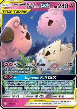 Togepi & Cleffa & Igglybuff GX CEC-143 Ultra Rare Near Mint Englisch