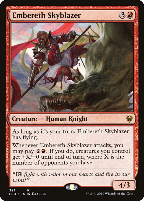 Embereth Skyblazer XELD-321 Rare Excellent Englisch