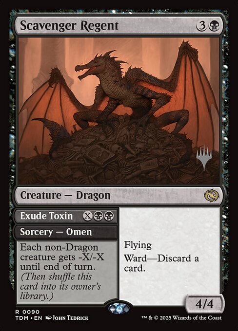 Scavenger Regent // Exude Toxin - Back Face