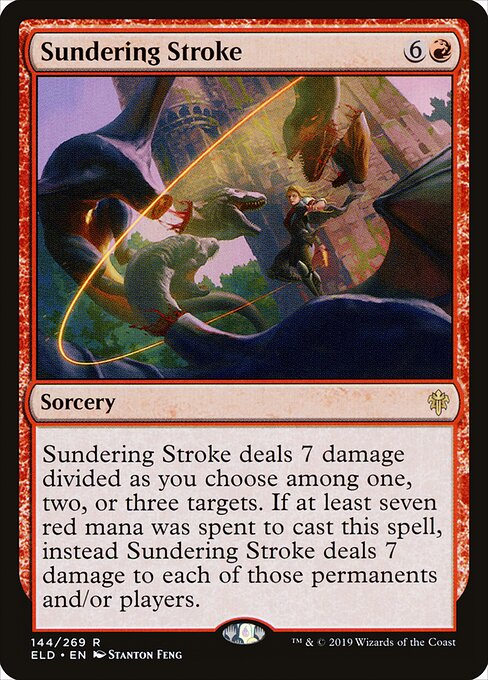 Sundering Stroke ELD-144 Rare Good Englisch