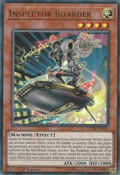 Inspektor Boarder DUDE-031 Ultra Rare Excellent Deutsch 1. Auflage