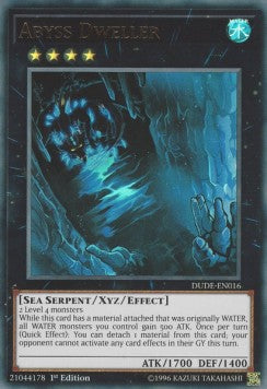 Abyss-Bewohner DUDE-016 Ultra Rare Excellent Deutsch 1. Auflage