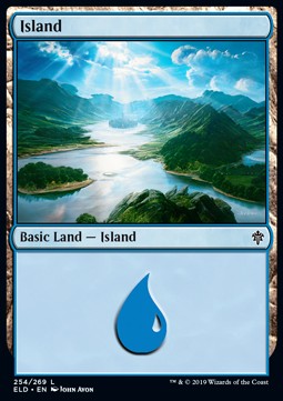 Insel (V.1) ELD-254 Land Good Englisch Foil