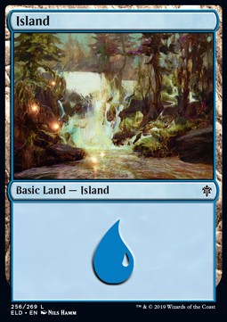 Insel (V.3) ELD-256 Land Near Mint Englisch Foil