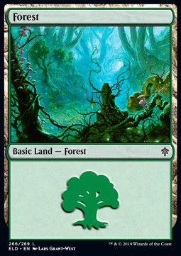 Wald (V.1) ELD-266 Land Excellent Deutsch Foil