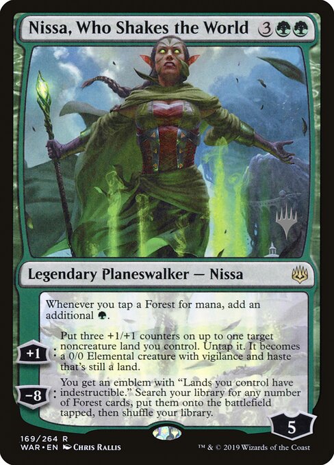 Nissa, Erschütterin der Welt PELD-169 Rare Near Mint Deutsch