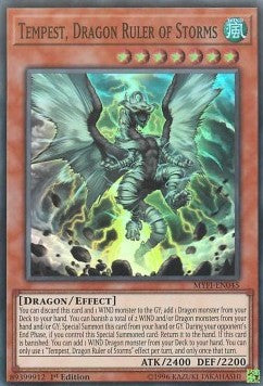 Tempest, Drachenherrscher der Stürme MYFI-045 Super Rare Excellent Deutsch 1. Auflage