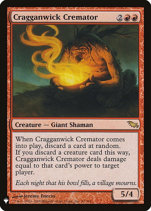 Cragganwick Cremator MYS-87 Rare Excellent Englisch