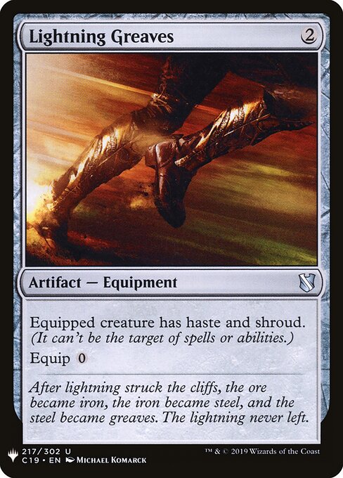 Lightning Greaves MYS-217 Uncommon Excellent Englisch