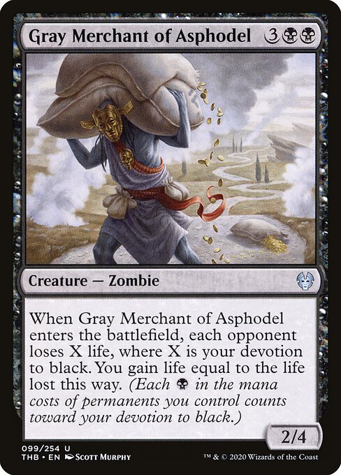 Gray Merchant of Asphodel THB-99 Uncommon Near Mint Englisch