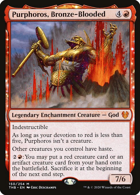 Purphoros der Bronzeblütige THB-150 Mythic Excellent Englisch