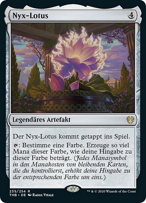 Nyx-Lotus THB-235 Rare Near Mint Deutsch