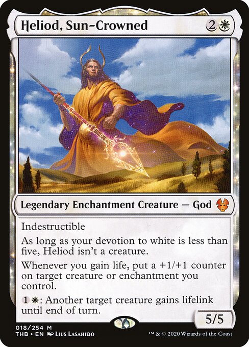 Heliod, Sun-Crowned THB-18 Mythic Excellent Englisch Foil