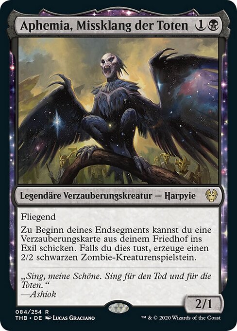 Aphemia, Missklang der Toten THB-84 Rare Near Mint Deutsch