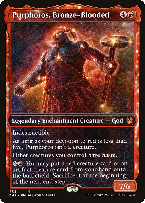 Purphoros, Bronze-Blooded XTHB-265 Mythic Excellent Englisch