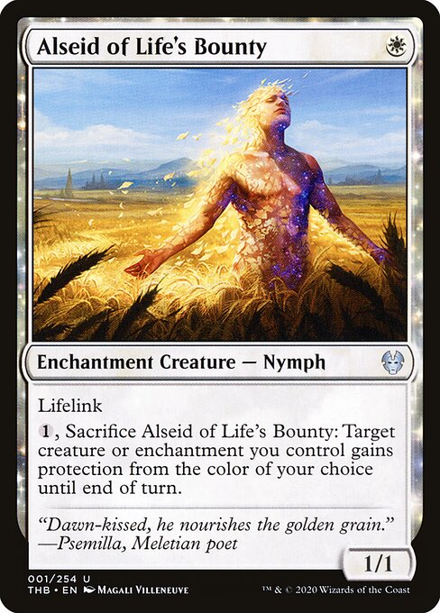 Alseid of Life's Bounty THB-1 Uncommon Near Mint Englisch