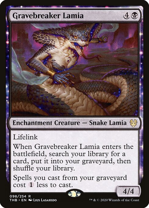Gravebreaker Lamia THB-98 Rare Excellent Englisch