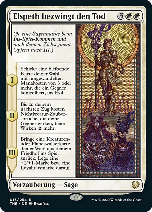 Elspeth bezwingt den Tod THB-13 Rare Near Mint Deutsch