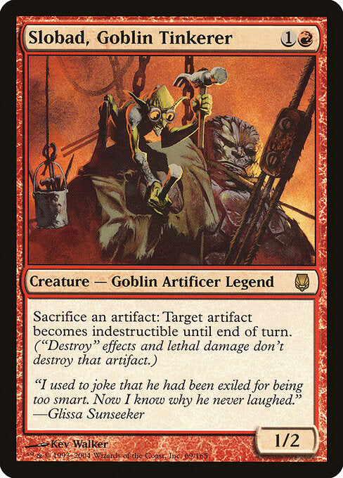 Slobad, Goblin Tinkerer DST-69 Rare Excellent Englisch