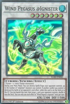 Wind Pegasus @Ignister IGAS-EN042 Super Rare Excellent Englisch 1. Auflage