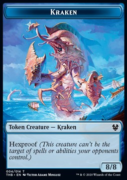 Kraken Token (U 8/8) // Satyr Token (R 1/1) XTHB-T 04/09 Token Near Mint Englisch Foil