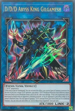 D/D/D-Abgrundkönig Gilgamesh DUOV-004 Ultra Rare Near Mint Deutsch 1. Auflage