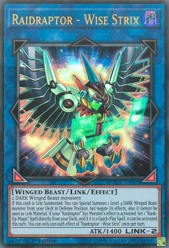 Raidraptor - Wise Strix DUOV-EN005 Ultra Rare Near Mint Englisch 1. Auflage