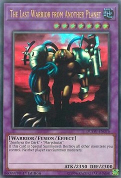 Letzter Krieger eines anderen Planeten DUOV-076 Ultra Rare Excellent Deutsch 1. Auflage