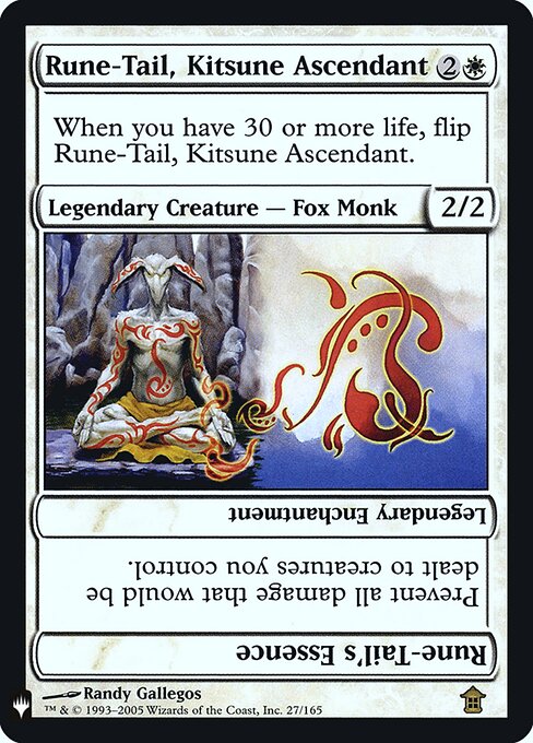 Rune-Tail, Kitsune Ascendant MYS-27 Rare Excellent Englisch Foil