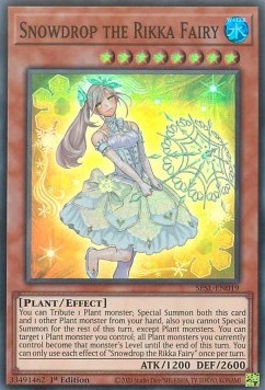 Snowdrop the Rikka Fairy SESL-EN019 Super Rare Excellent Englisch 1. Auflage
