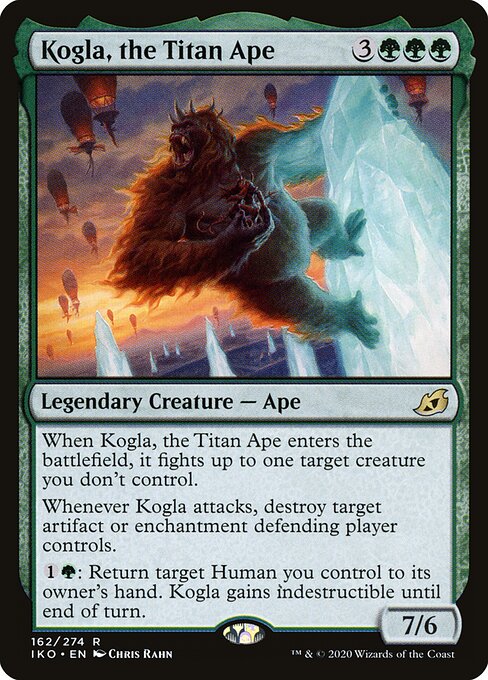 Kogla, the Titan Ape IKO-162 Rare Excellent Englisch Foil